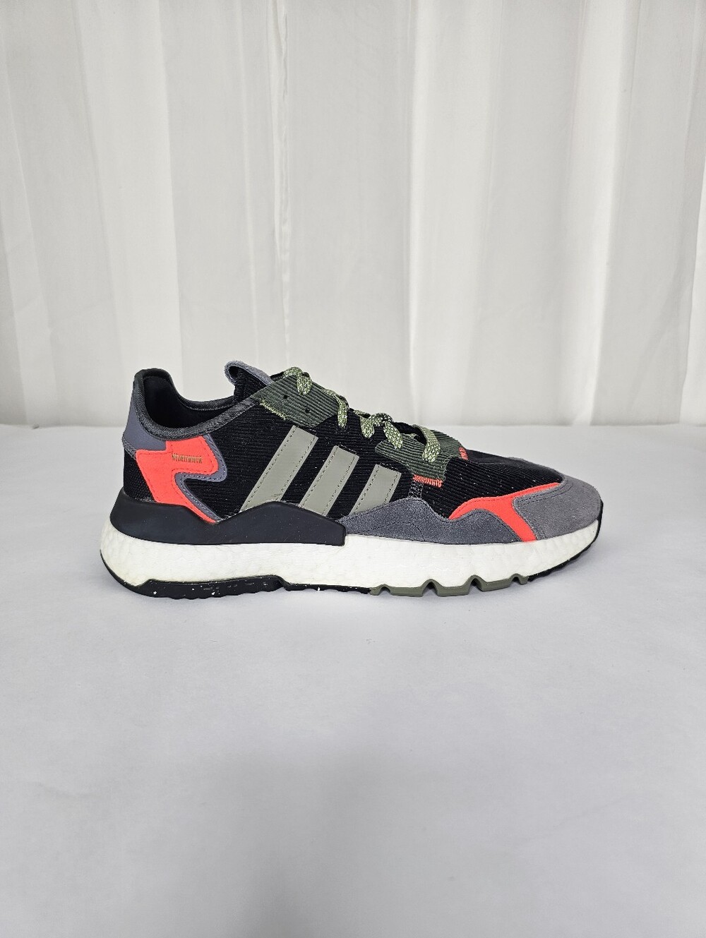adidas Originals Nite Jogger Black Legacy Green Sneaker FZ1960 Retro Men's 8